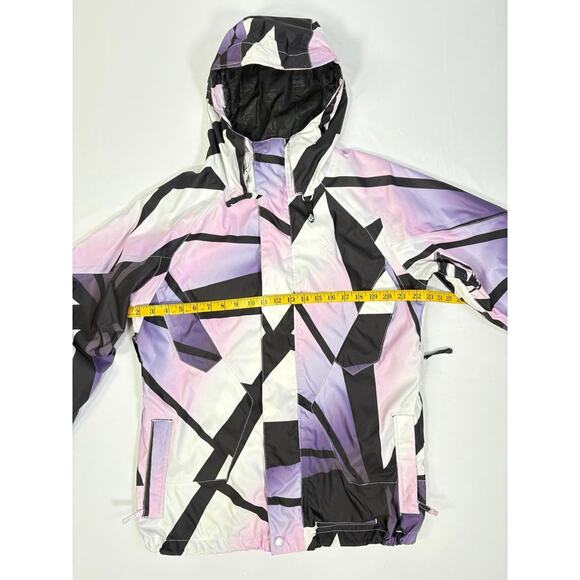 Volcom Nimbus Snowboard Ski Jacket Thermal Geometric Pattern Medium - Picture 9 of 13